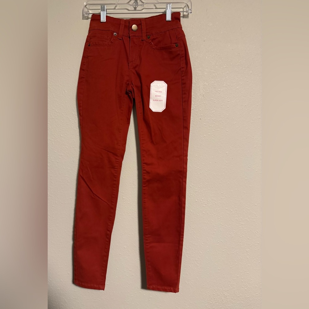 No Boundaries Mid Rise Skinny Jeans Size One